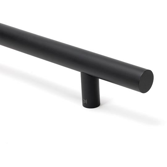 From The Anvil - 1.2m T Bar Handle Secret Fix 32mm Diameter - Matt Black - 50260 - Choice Handles