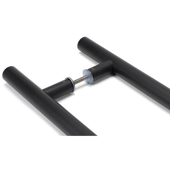 From The Anvil - 1.5m T Bar Handle B2B Fix 32mm Diameter - Matt Black - 50265 - Choice Handles