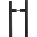 From The Anvil - 1.8m T Bar Handle B2B Fix 32mm Diameter - Matt Black - 50268 - Choice Handles