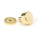 From The Anvil - Kelso Cabinet Knob - 25mm (Plain) - Polished Brass - 50292 - Choice Handles