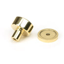 From The Anvil - Kelso Cabinet Knob - 25mm (Plain) - Polished Brass - 50292 - Choice Handles