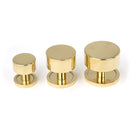 From The Anvil - Kelso Cabinet Knob - 25mm (Plain) - Polished Brass - 50292 - Choice Handles