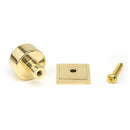 From The Anvil - Kelso Cabinet Knob - 25mm (Square) - Polished Brass - 50294 - Choice Handles