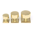 From The Anvil - Kelso Cabinet Knob - 25mm (Square) - Polished Brass - 50294 - Choice Handles