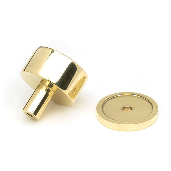 From The Anvil - Kelso Cabinet Knob - 32mm (Plain) - Polished Brass - 50295 - Choice Handles