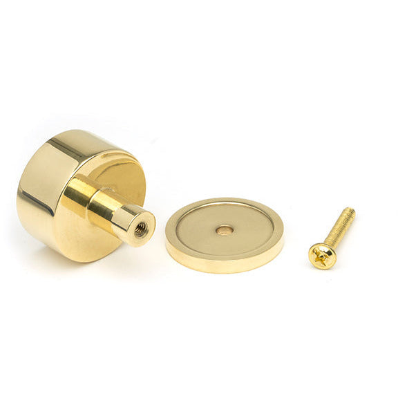 From The Anvil - Kelso Cabinet Knob - 32mm (Plain) - Polished Brass - 50295 - Choice Handles