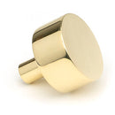 From The Anvil - Kelso Cabinet Knob - 32mm (No Rose) - Polished Brass - 50296 - Choice Handles