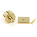 From The Anvil - Kelso Cabinet Knob - 32mm (Square) - Polished Brass - 50297 - Choice Handles