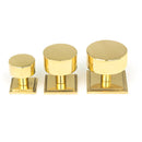 From The Anvil - Kelso Cabinet Knob - 32mm (Square) - Polished Brass - 50297 - Choice Handles
