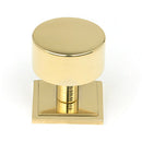 From The Anvil - Kelso Cabinet Knob - 32mm (Square) - Polished Brass - 50297 - Choice Handles