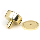 From The Anvil - Kelso Cabinet Knob - 38mm (Plain) - Polished Brass - 50298 - Choice Handles