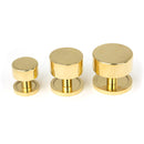 From The Anvil - Kelso Cabinet Knob - 38mm (Plain) - Polished Brass - 50298 - Choice Handles