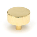 From The Anvil - Kelso Cabinet Knob - 38mm (No Rose) - Polished Brass - 50299 - Choice Handles