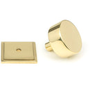 From The Anvil - Kelso Cabinet Knob - 38mm (Square) - Polished Brass - 50300 - Choice Handles