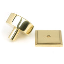 From The Anvil - Kelso Cabinet Knob - 38mm (Square) - Polished Brass - 50300 - Choice Handles