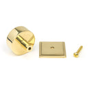 From The Anvil - Kelso Cabinet Knob - 38mm (Square) - Polished Brass - 50300 - Choice Handles