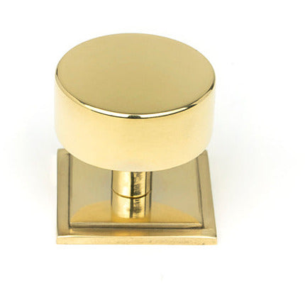 From The Anvil - Kelso Cabinet Knob - 38mm (Square) - Polished Brass - 50300 - Choice Handles