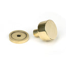 From The Anvil - Kelso Cabinet Knob - 25mm (Plain) - Aged Brass - 50304 - Choice Handles