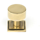From The Anvil - Kelso Cabinet Knob - 25mm (Square) - Aged Brass - 50306 - Choice Handles