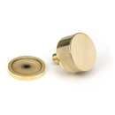 From The Anvil - Kelso Cabinet Knob - 32mm (Plain) - Aged Brass - 50307 - Choice Handles