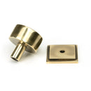 From The Anvil - Kelso Cabinet Knob - 32mm (Square) - Aged Brass - 50309 - Choice Handles