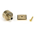 From The Anvil - Kelso Cabinet Knob - 32mm (Square) - Aged Brass - 50309 - Choice Handles