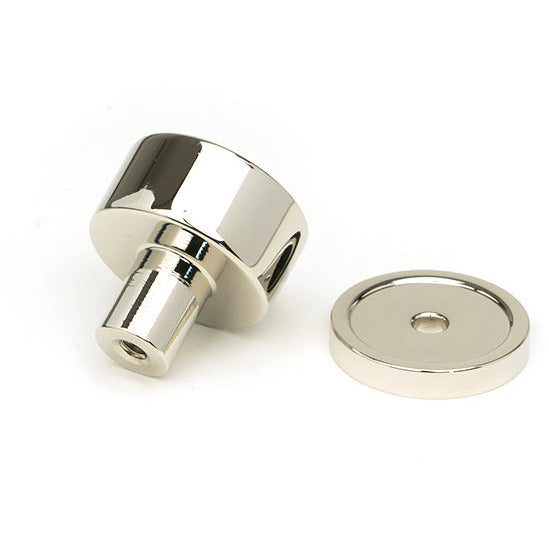 From The Anvil - Kelso Cabinet Knob - 25mm (Plain) - Polished Nickel - 50313 - Choice Handles