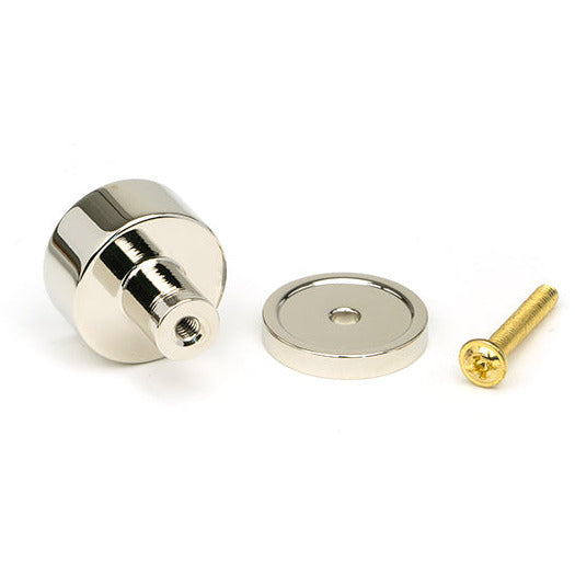 From The Anvil - Kelso Cabinet Knob - 25mm (Plain) - Polished Nickel - 50313 - Choice Handles