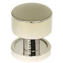 From The Anvil - Kelso Cabinet Knob - 25mm (Plain) - Polished Nickel - 50313 - Choice Handles