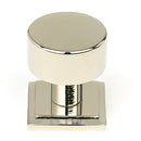 From The Anvil - Kelso Cabinet Knob - 25mm (Square) - Polished Nickel - 50315 - Choice Handles