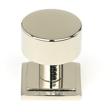 From The Anvil - Kelso Cabinet Knob - 25mm (Square) - Polished Nickel - 50315 - Choice Handles