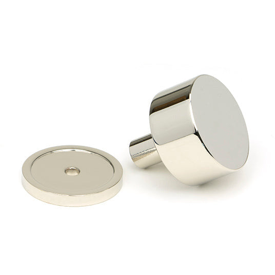 From The Anvil - Kelso Cabinet Knob - 32mm (Plain) - Polished Nickel - 50316 - Choice Handles