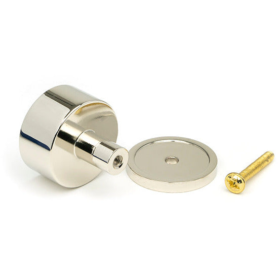 From The Anvil - Kelso Cabinet Knob - 32mm (Plain) - Polished Nickel - 50316 - Choice Handles