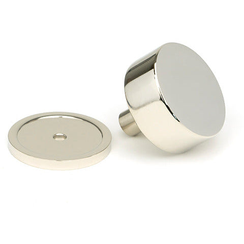 From The Anvil - Kelso Cabinet Knob - 38mm (Plain) - Polished Nickel - 50319 - Choice Handles