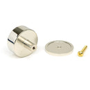 From The Anvil - Kelso Cabinet Knob - 38mm (Plain) - Polished Nickel - 50319 - Choice Handles