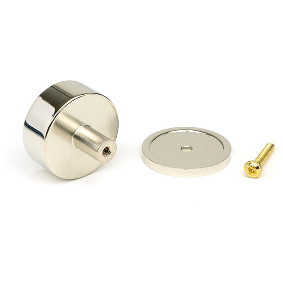 From The Anvil - Kelso Cabinet Knob - 38mm (Plain) - Polished Nickel - 50319 - Choice Handles