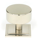 From The Anvil - Kelso Cabinet Knob - 38mm (Square) - Polished Nickel - 50321 - Choice Handles