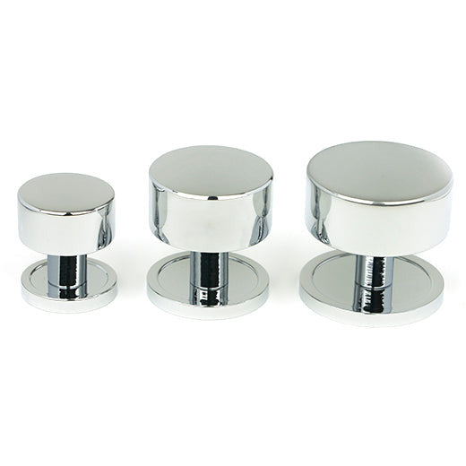 From The Anvil - Kelso Cabinet Knob - 25mm (Plain) - Polished Chrome - 50325 - Choice Handles