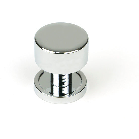 From The Anvil - Kelso Cabinet Knob - 25mm (Plain) - Polished Chrome - 50325 - Choice Handles
