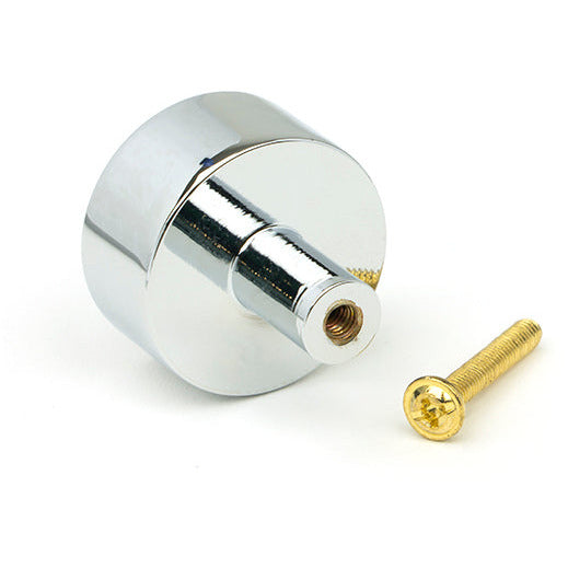From The Anvil - Kelso Cabinet Knob - 32mm (No rose) - Polished Chrome - 50329 - Choice Handles