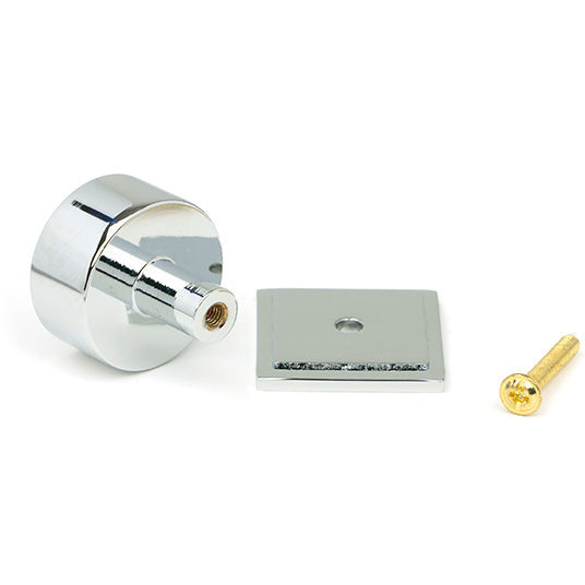 From The Anvil - Kelso Cabinet Knob - 32mm (Square) - Polished Chrome - 50330 - Choice Handles
