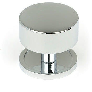 From The Anvil - Kelso Cabinet Knob - 38mm (Plain) - Polished Chrome - 50331 - Choice Handles