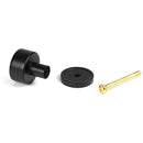 From The Anvil - Kelso Cabinet Knob - 25mm (Plain) - Matt Black - 50337 - Choice Handles