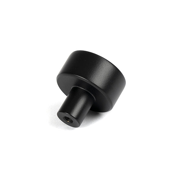 From The Anvil - Kelso Cabinet Knob - 25mm (No rose) - Matt Black - 50338 - Choice Handles