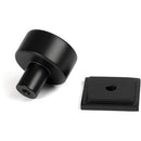 From The Anvil - Kelso Cabinet Knob - 25mm (Square) - Matt Black - 50339 - Choice Handles
