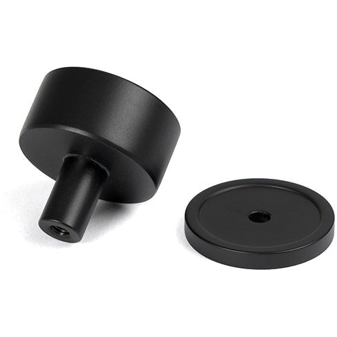 From The Anvil - Kelso Cabinet Knob - 32mm (Plain) - Matt Black - 50340 - Choice Handles