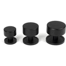 From The Anvil - Kelso Cabinet Knob - 32mm (Plain) - Matt Black - 50340 - Choice Handles