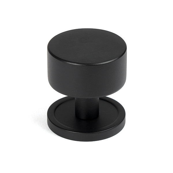 From The Anvil - Kelso Cabinet Knob - 32mm (Plain) - Matt Black - 50340 - Choice Handles