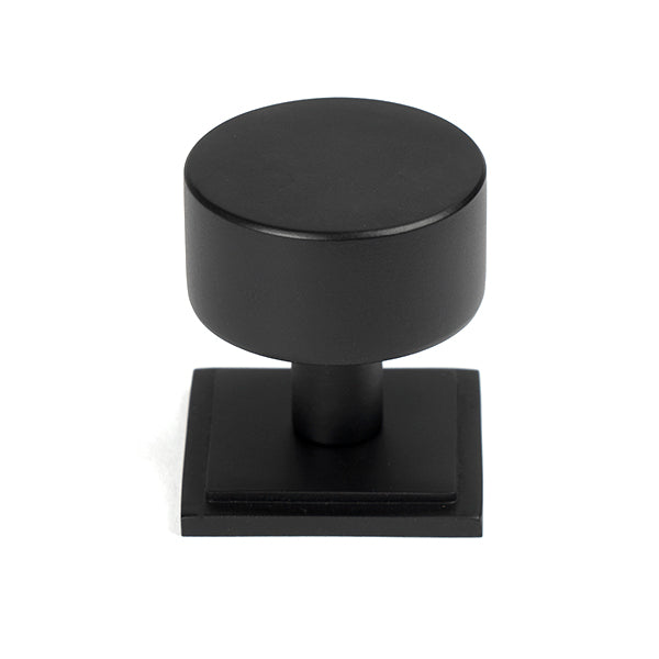 From The Anvil - Kelso Cabinet Knob - 32mm (Square) - Matt Black - 50342 - Choice Handles