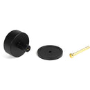 From The Anvil - Kelso Cabinet Knob - 38mm (Plain) - Matt Black - 50343 - Choice Handles